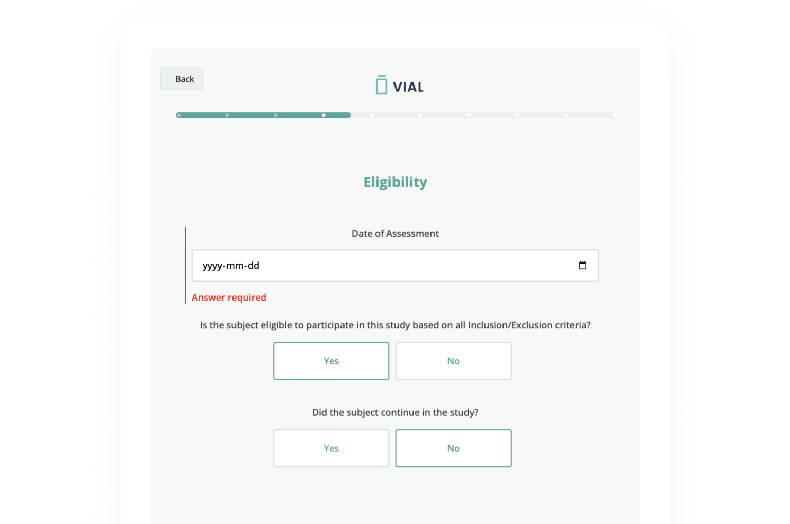 Electronic Source (eSource) Vial eSource