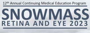 The logo for the Snowmass Continuing Ophthalmology Education program.