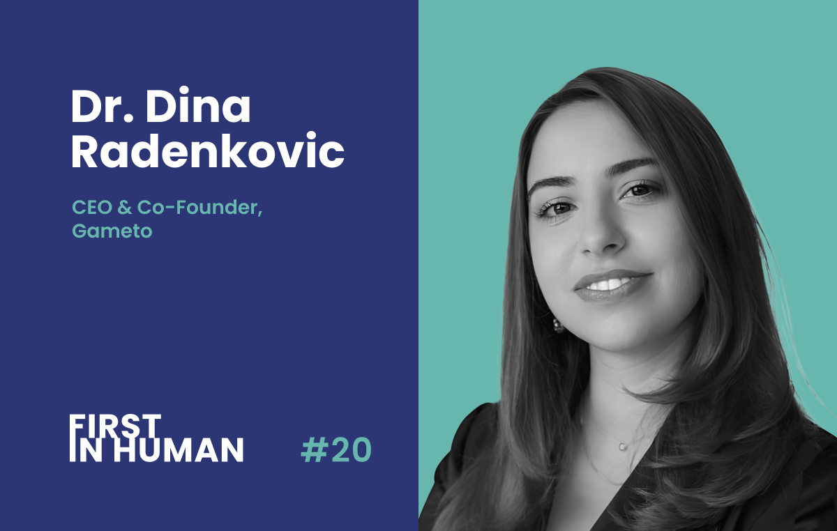 Dr. Dina Radenkovic, CSO founder, first in human.